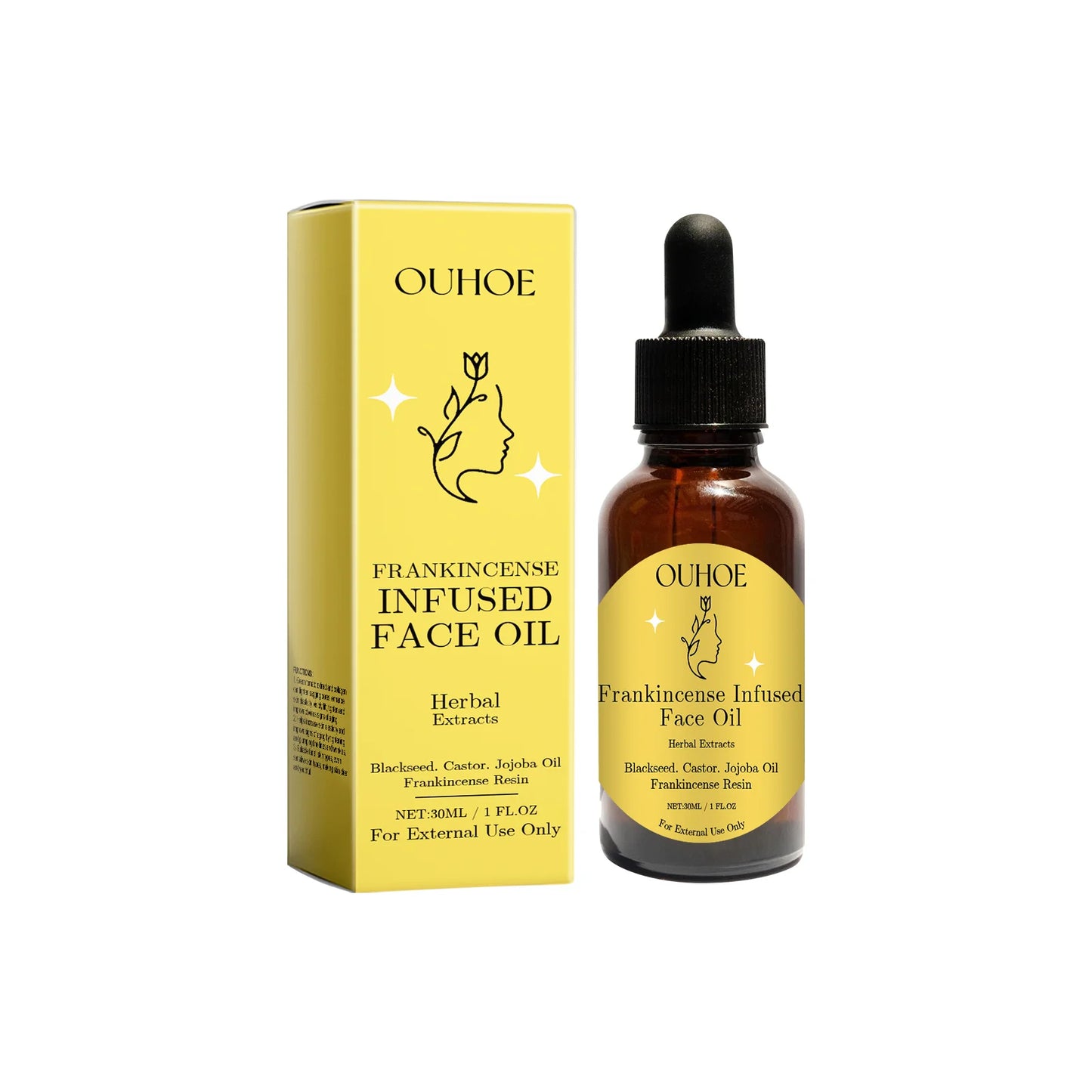 Ouhoe Frankincense Face Oil – Anti-Aging & Hydrating Care