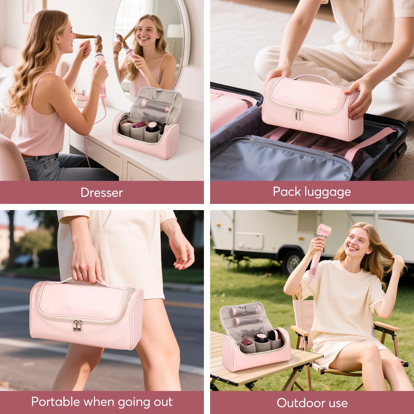 BOPCAL Dual-Voltage 5-in-1 Hair Dryer | Smooth, Shine & Style Anywhere