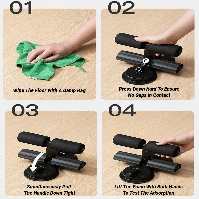 Home Abdominal Workout Made Easy – Strong Suction Cup Device