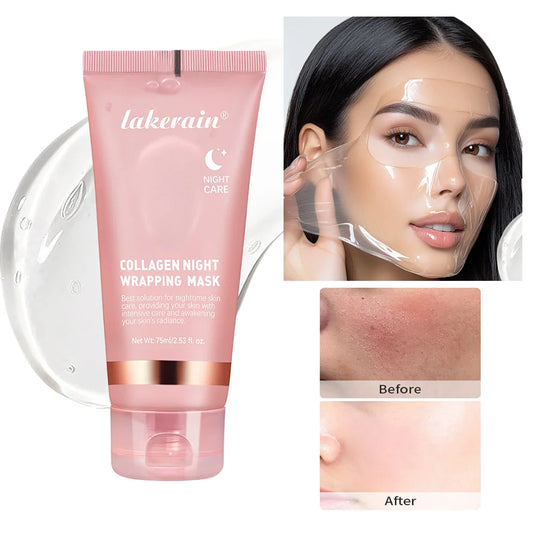 Lakerain Collagen Night Wrapping Mask – Firm, Hydrate & Rejuvenate Skin