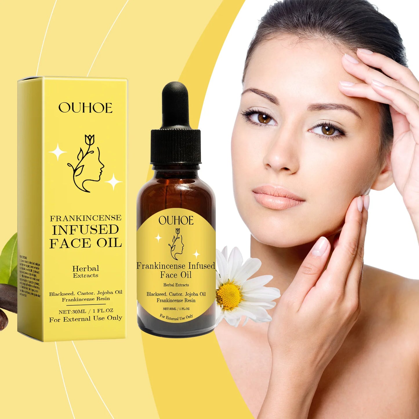 Ouhoe Frankincense Face Oil – Anti-Aging & Hydrating Care