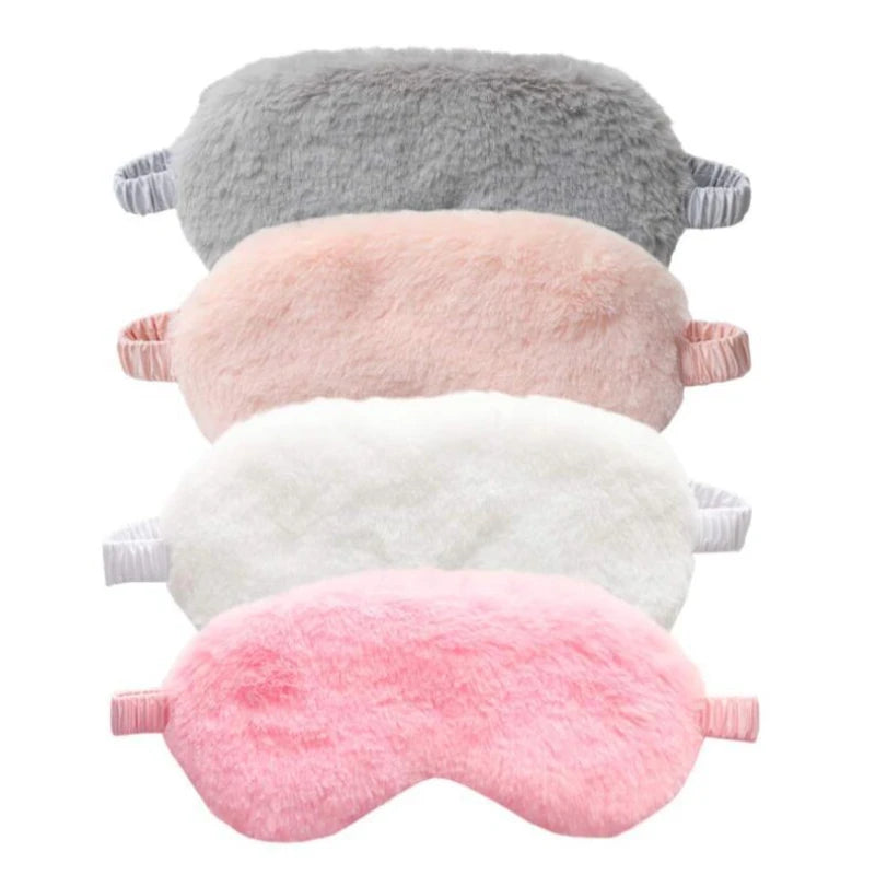 Dawndesslo Plush Sleeping Eye Mask – Cozy, Light-Blocking Sleep Aid