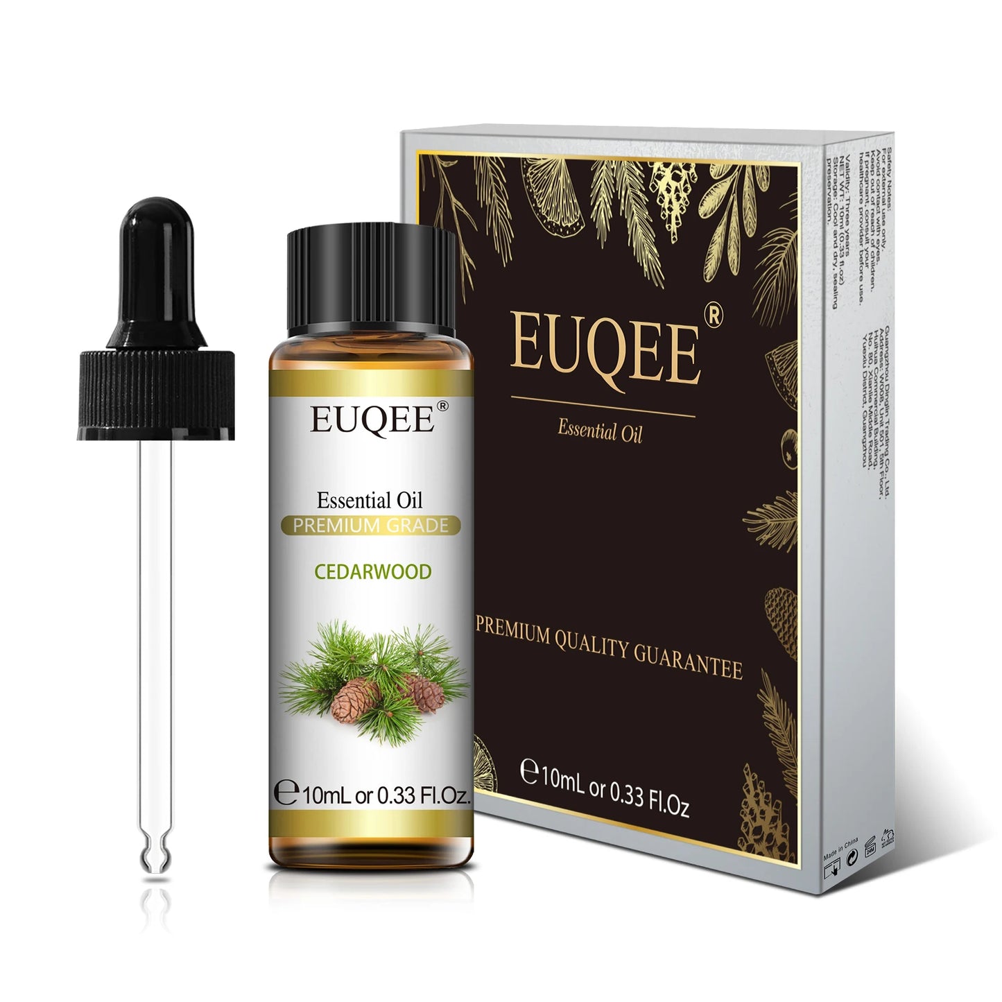 Relax & Refresh with EUQEE 100% Pure Plant Essential Oils 10ml