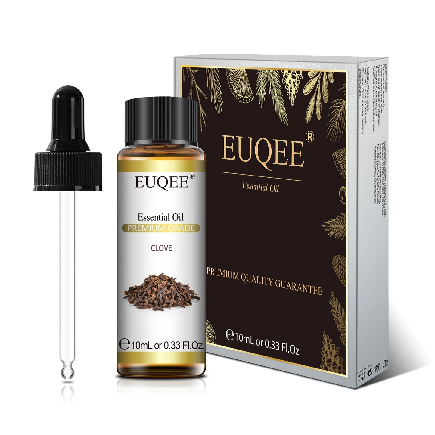 Relax & Refresh with EUQEE 100% Pure Plant Essential Oils 10ml