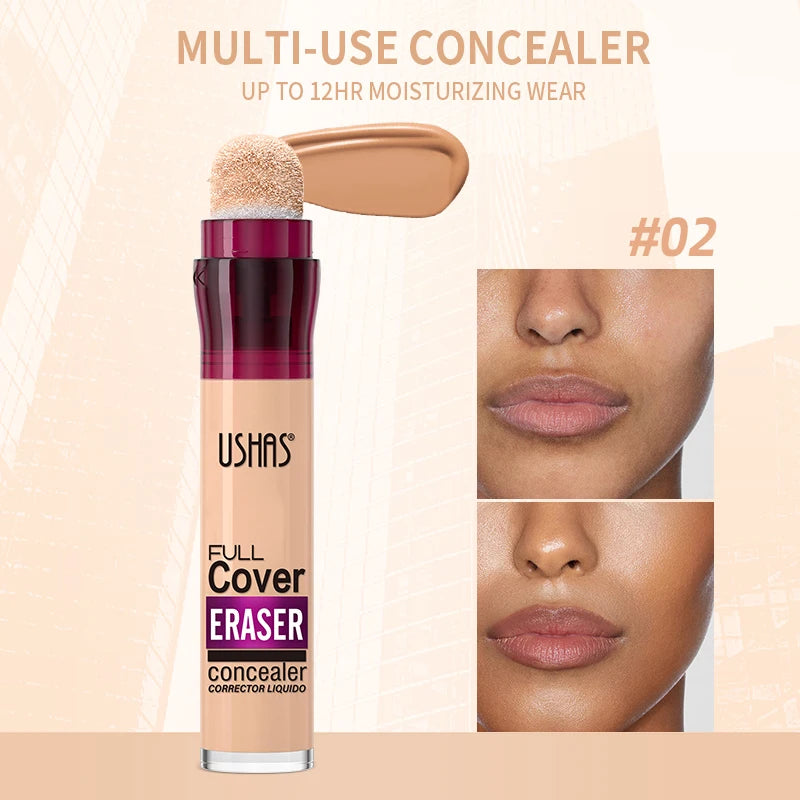 USHAS Liquid Concealer – Chemical-Free, Flawless Skin for All Types