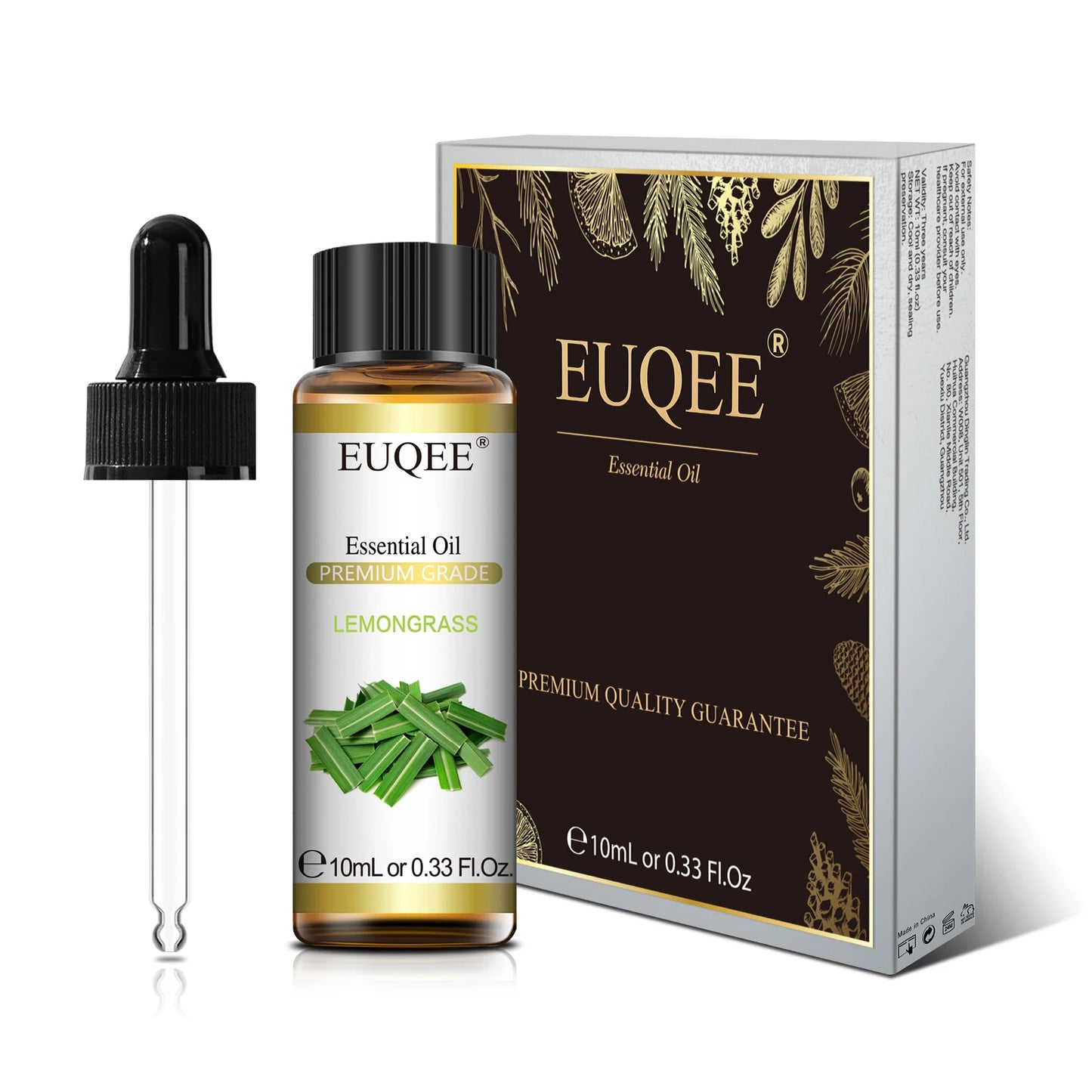 Relax & Refresh with EUQEE 100% Pure Plant Essential Oils 10ml