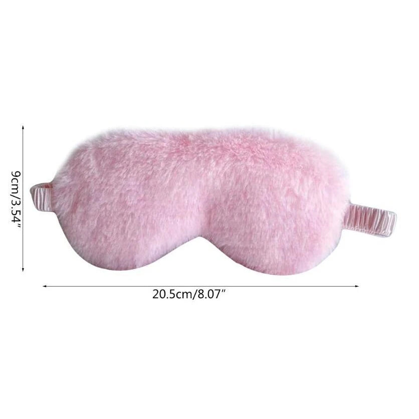 Dawndesslo Plush Sleeping Eye Mask – Cozy, Light-Blocking Sleep Aid
