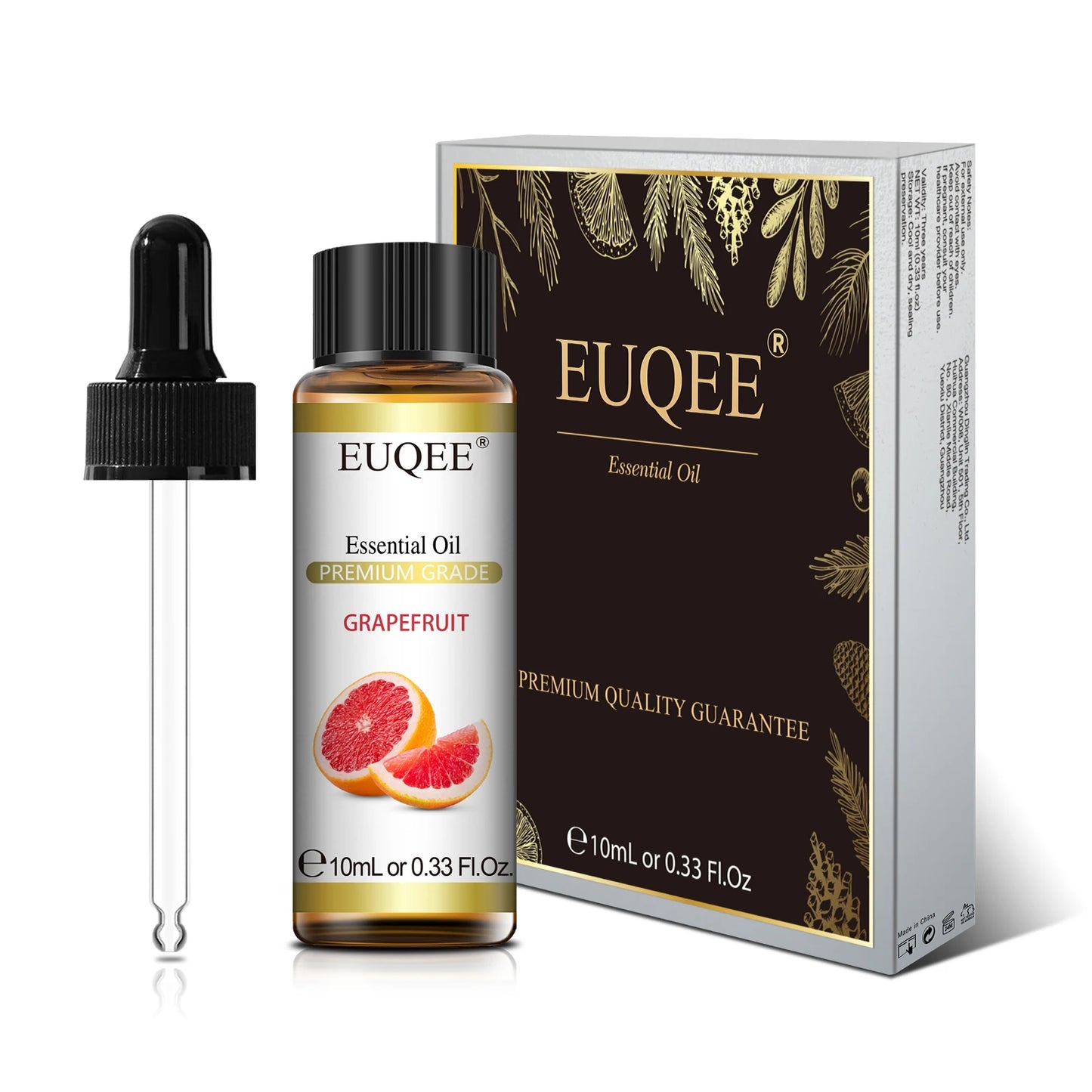 Relax & Refresh with EUQEE 100% Pure Plant Essential Oils 10ml