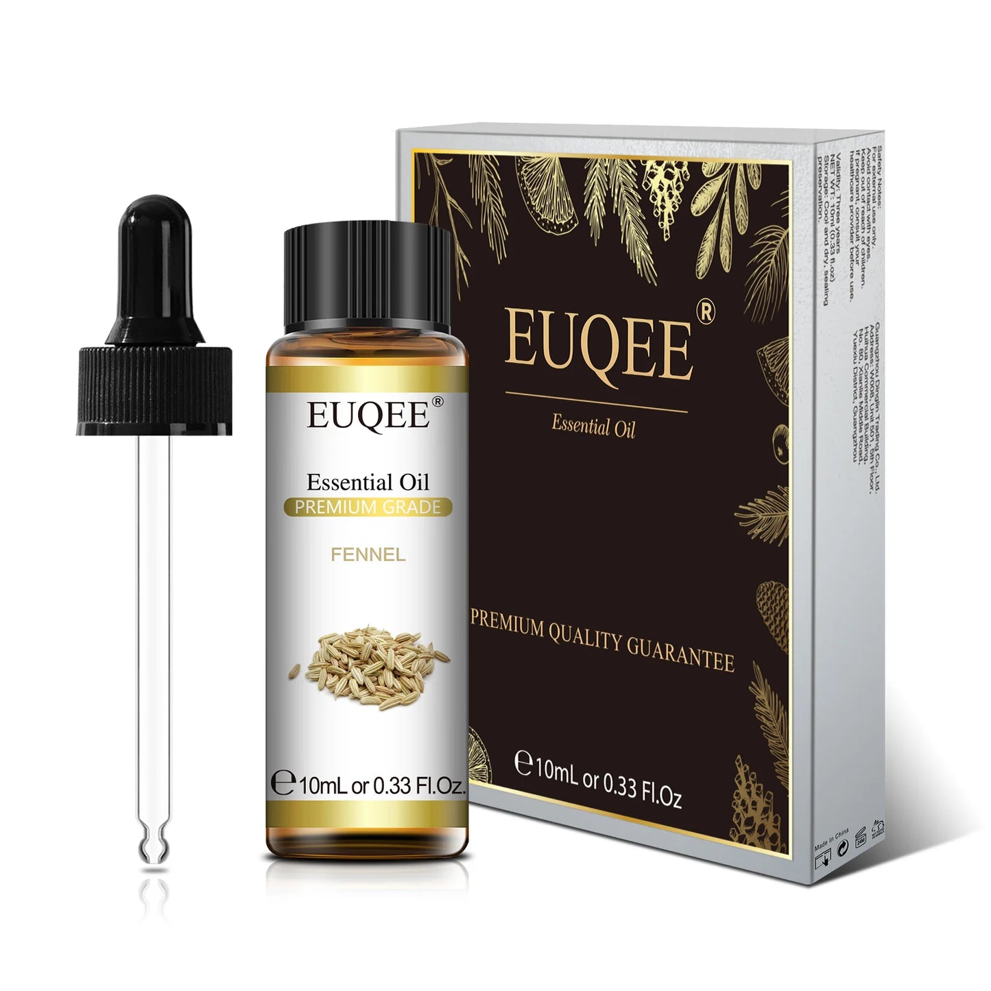 Relax & Refresh with EUQEE 100% Pure Plant Essential Oils 10ml