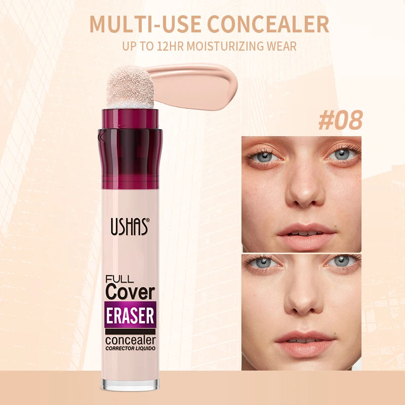 USHAS Liquid Concealer – Chemical-Free, Flawless Skin for All Types
