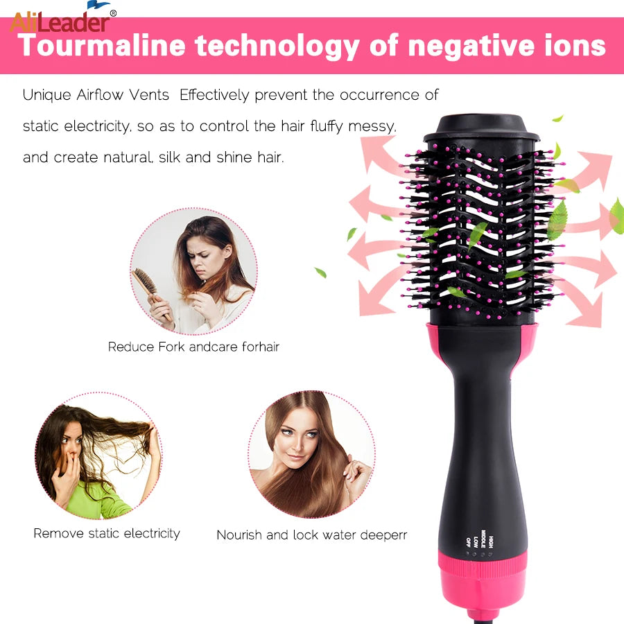 Noocuxuekon Hair Styler – Dryer, Curler & Straightener Combo