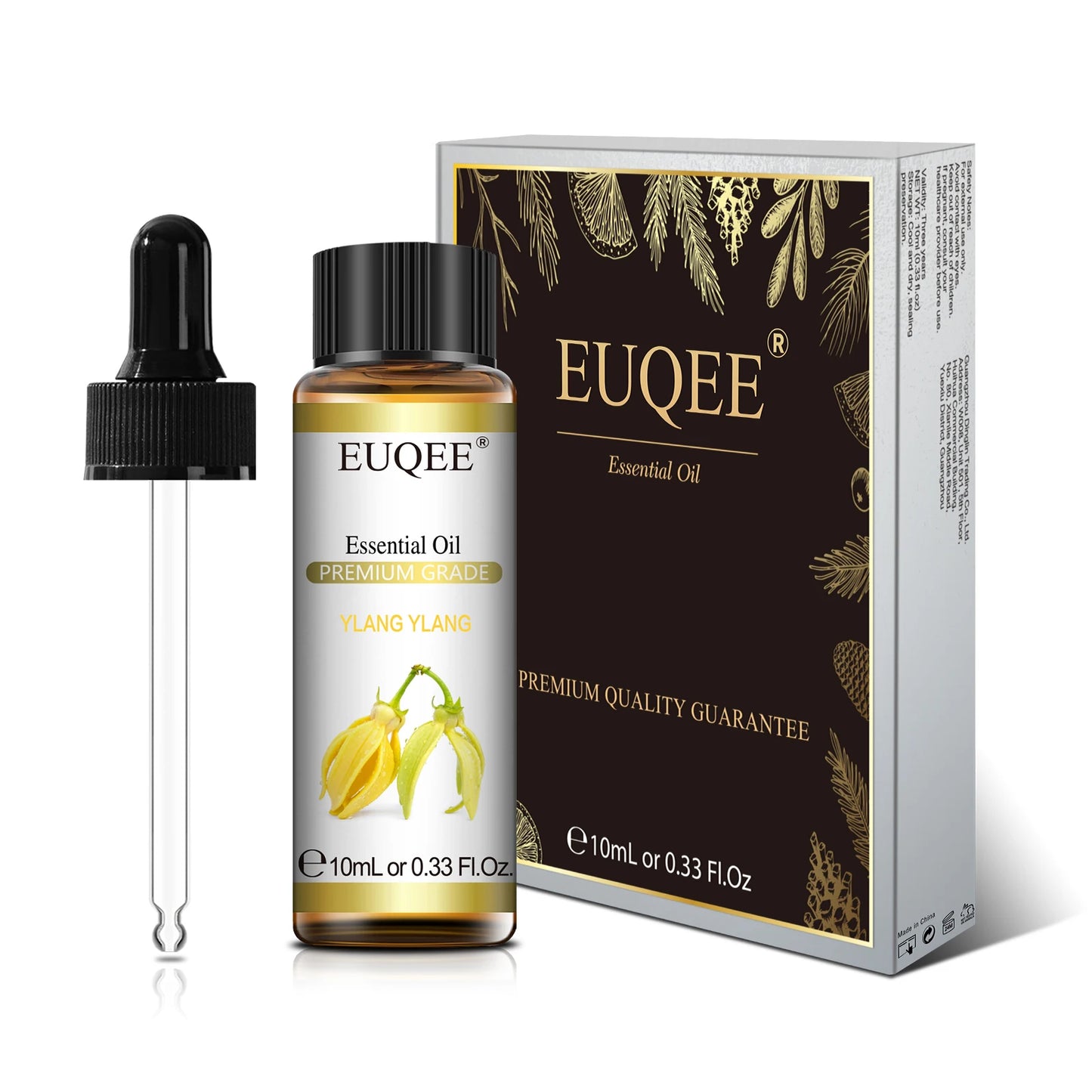 Relax & Refresh with EUQEE 100% Pure Plant Essential Oils 10ml