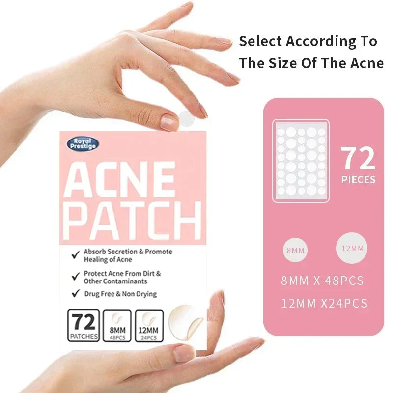Clear Acne Quickly with Invisible Hydrocolloid Healing Patches