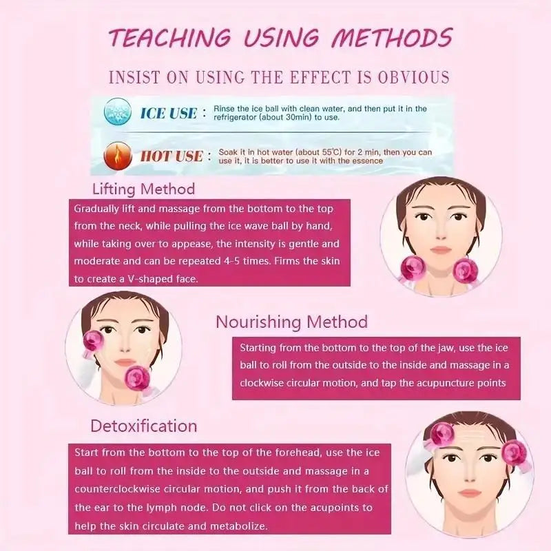 Ice Globe Facial Massager Set – Spa-Like Skin at Home