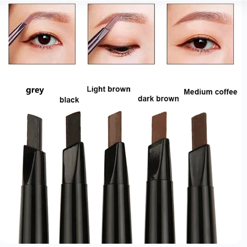 Waterproof Double Head Eyebrow Pencil – Natural, Long-Lasting