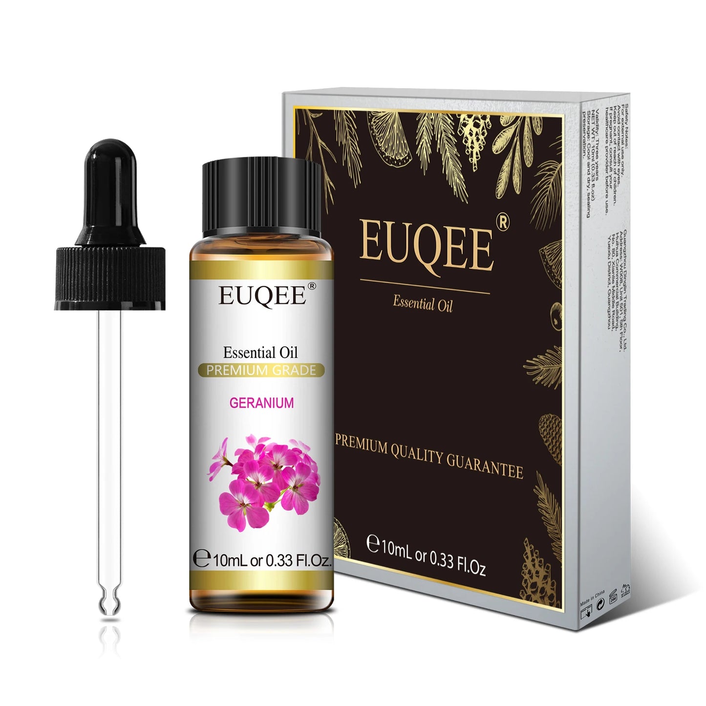 Relax & Refresh with EUQEE 100% Pure Plant Essential Oils 10ml