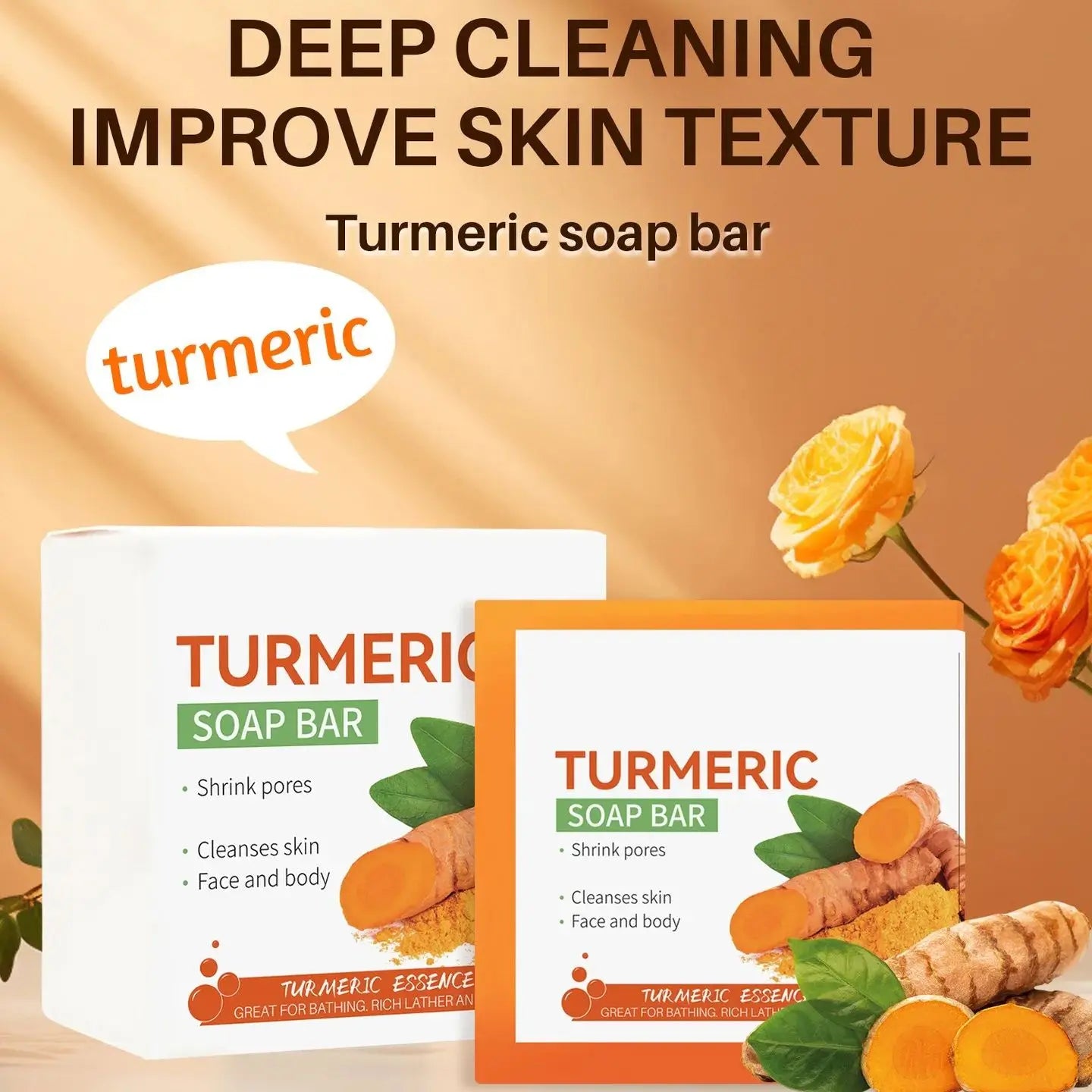 Handmade Turmeric Facial Soap – Hydrate, Heal & Glow