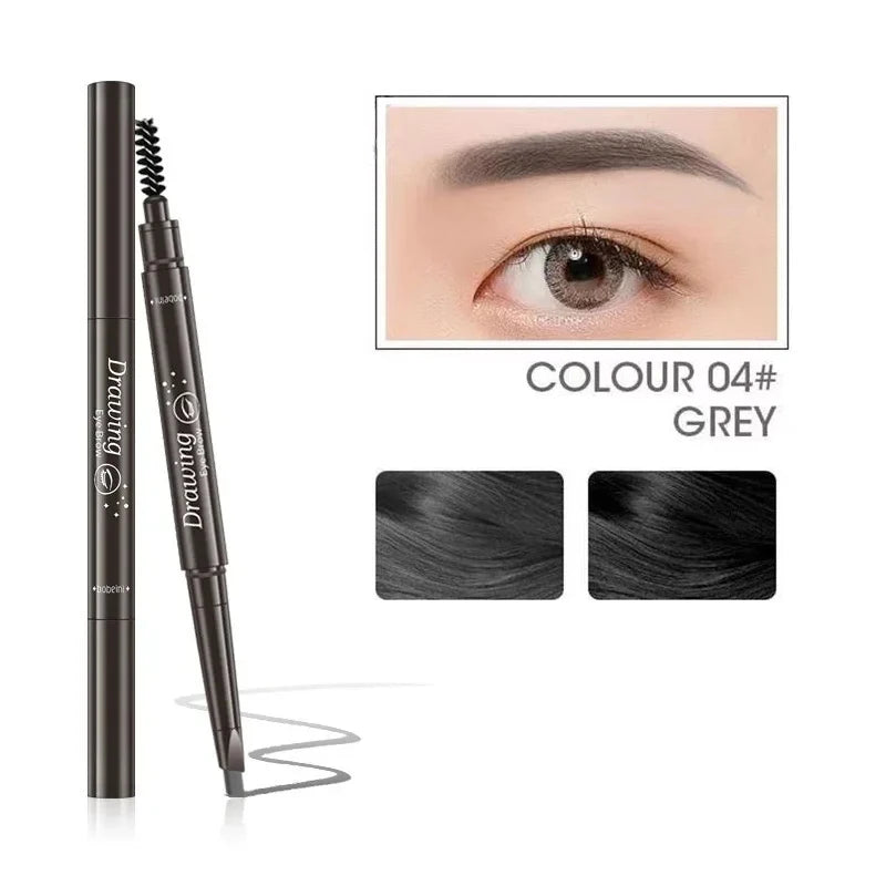 Waterproof Double Head Eyebrow Pencil – Natural, Long-Lasting