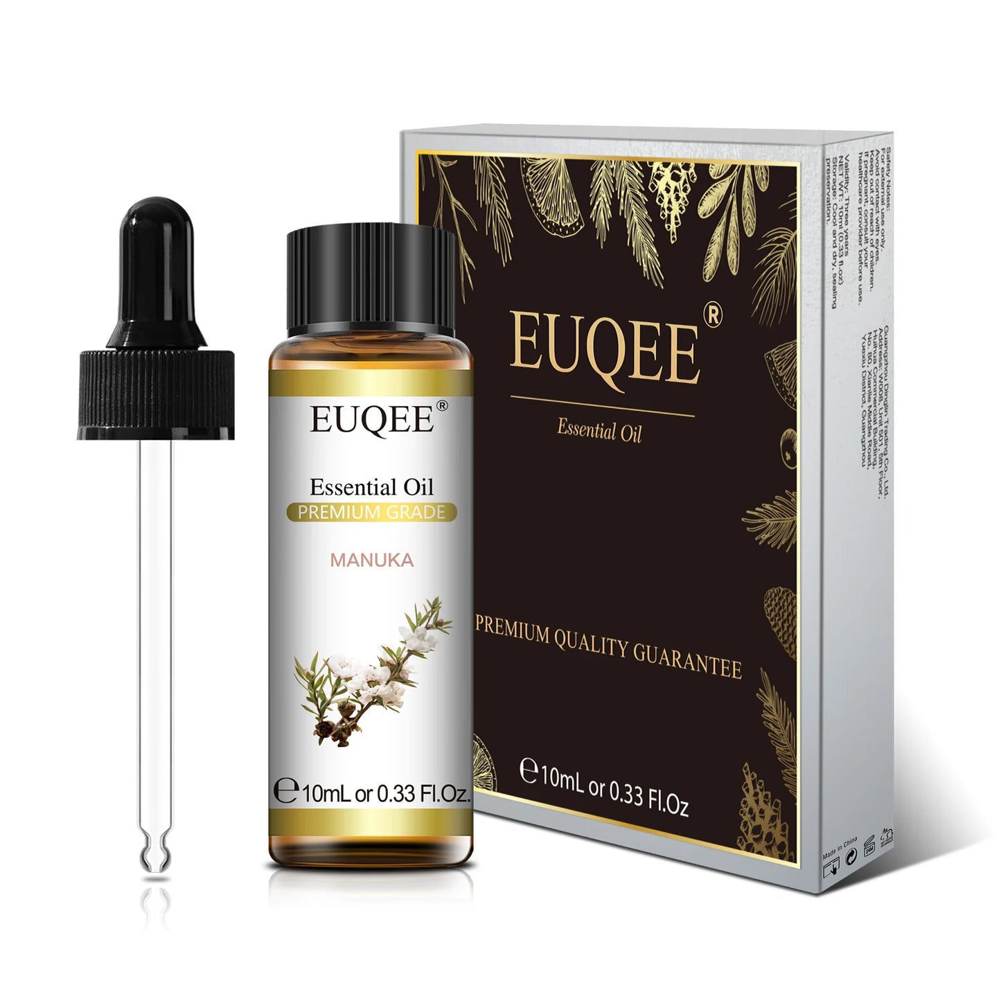 Relax & Refresh with EUQEE 100% Pure Plant Essential Oils 10ml