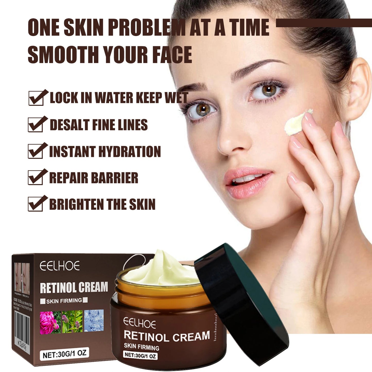 Eelhoe Retinol Face Cream – Anti-Aging, Brightening & Hydrating