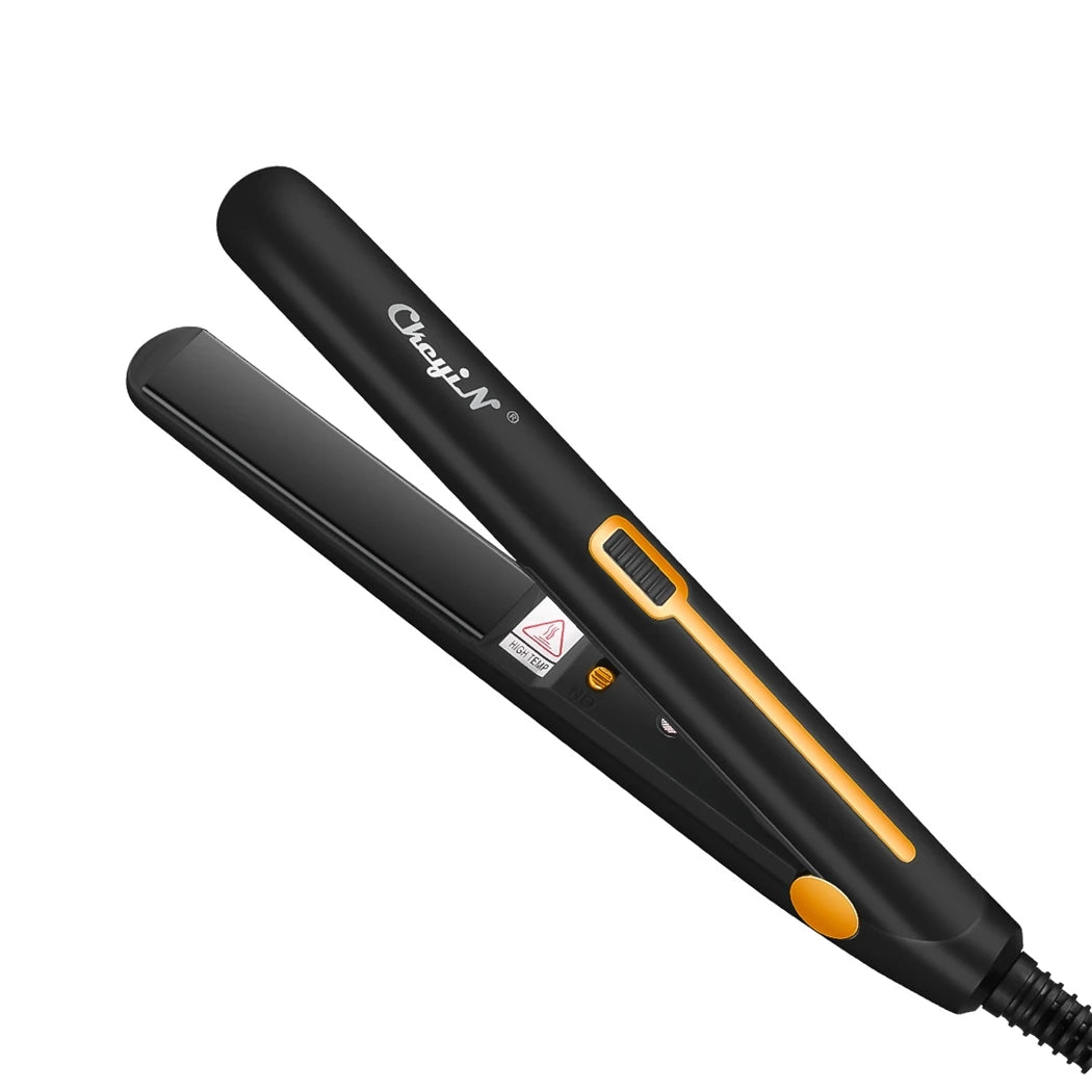 CkeyiN Mini Hair Straightener & Curler – Compact, Fast & Safe