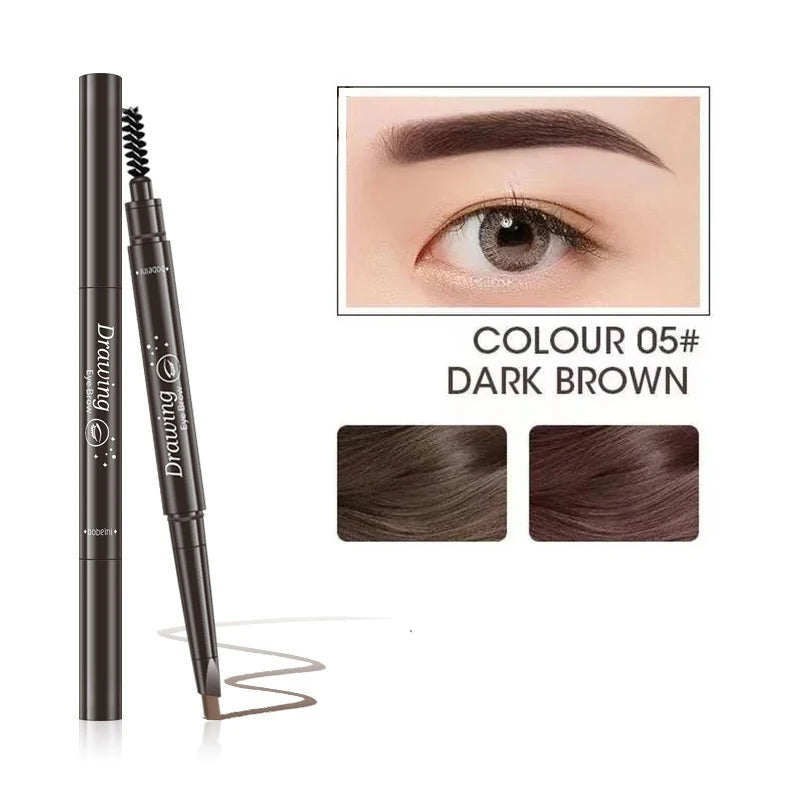 Waterproof Double Head Eyebrow Pencil – Natural, Long-Lasting