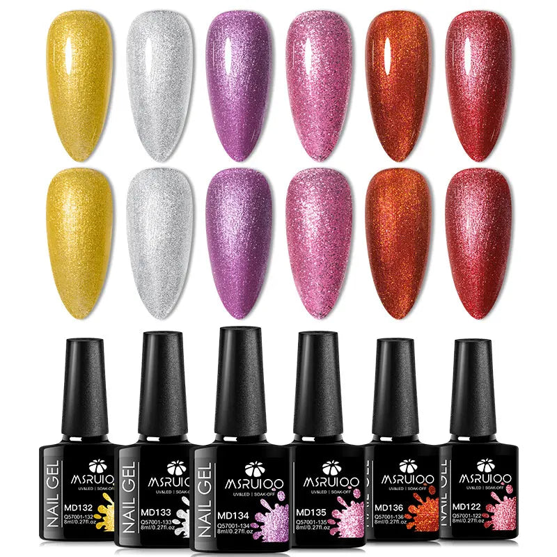 MSRUIOO Gel Nail Polish Set – Vibrant, Eco-Friendly, Easy to Apply