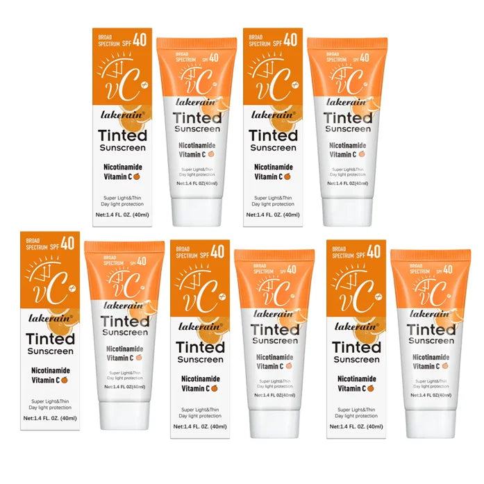 Vitamin C Tinted Mineral Sunscreen SPF 40 for Glowing Skin