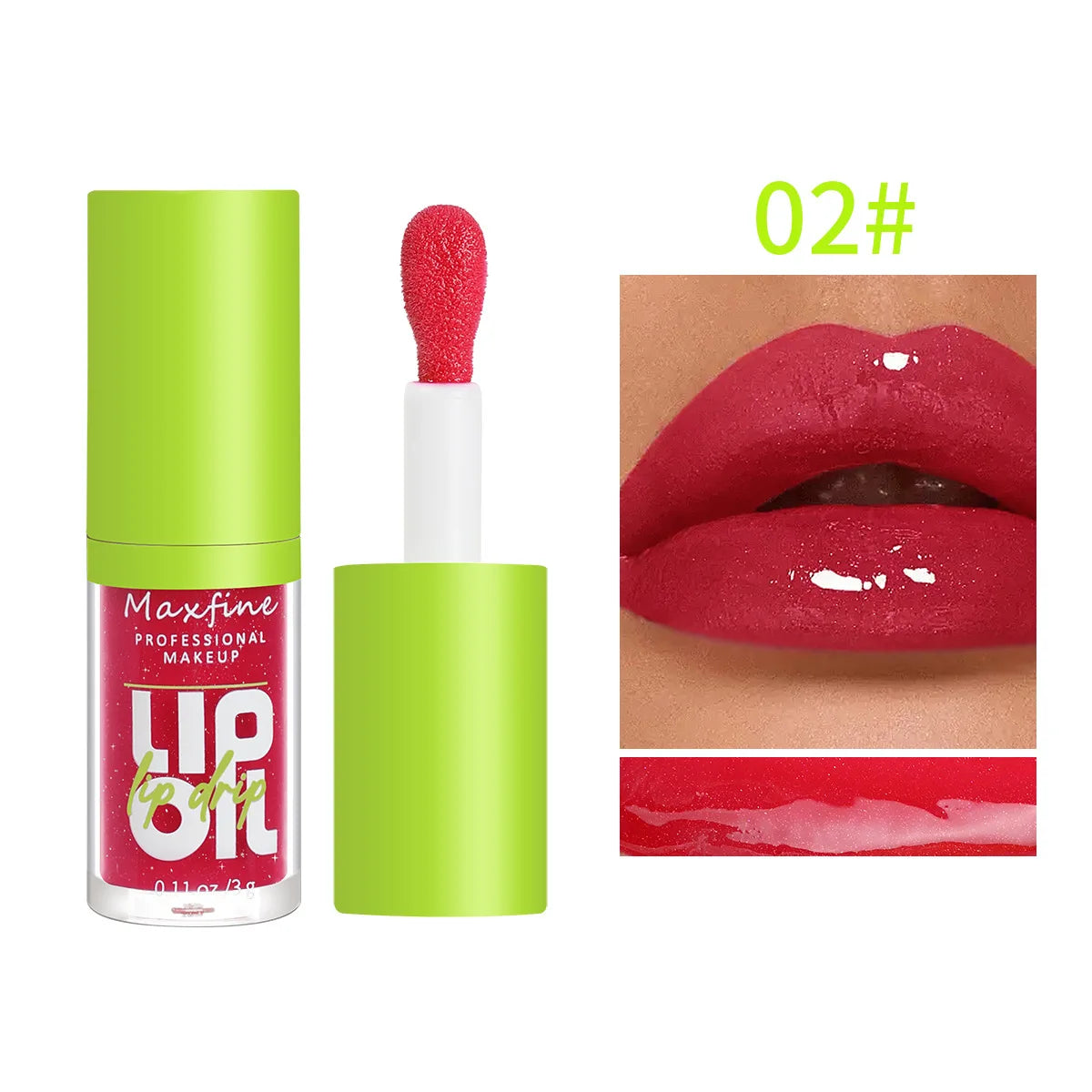 MAXFINE Lip Gloss – Moisturizing, Glossy Lips All Day