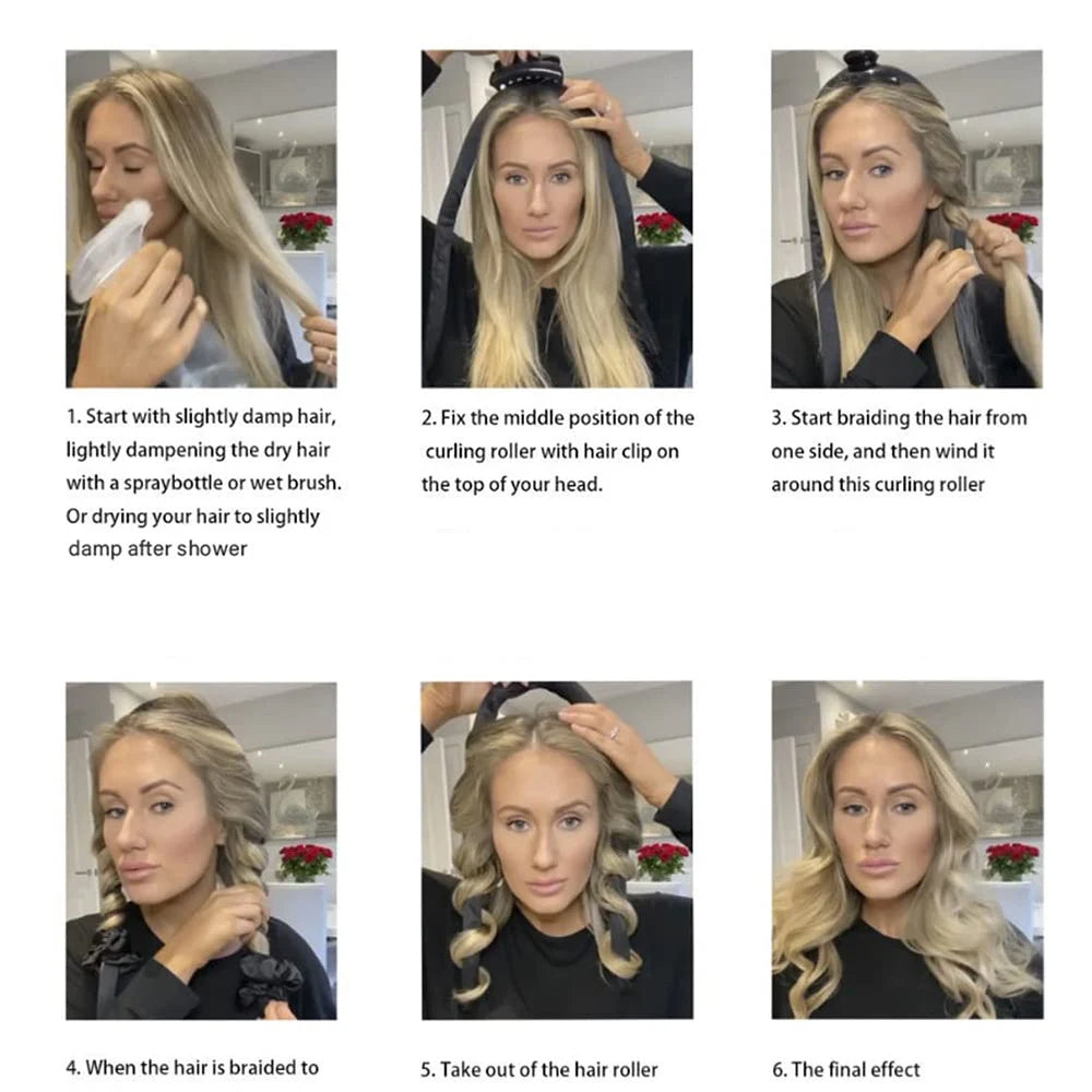Heatless Hair Rollers – Effortless, Damage-Free Curls