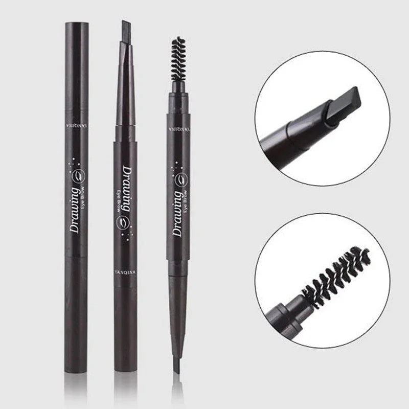Waterproof Double Head Eyebrow Pencil – Natural, Long-Lasting