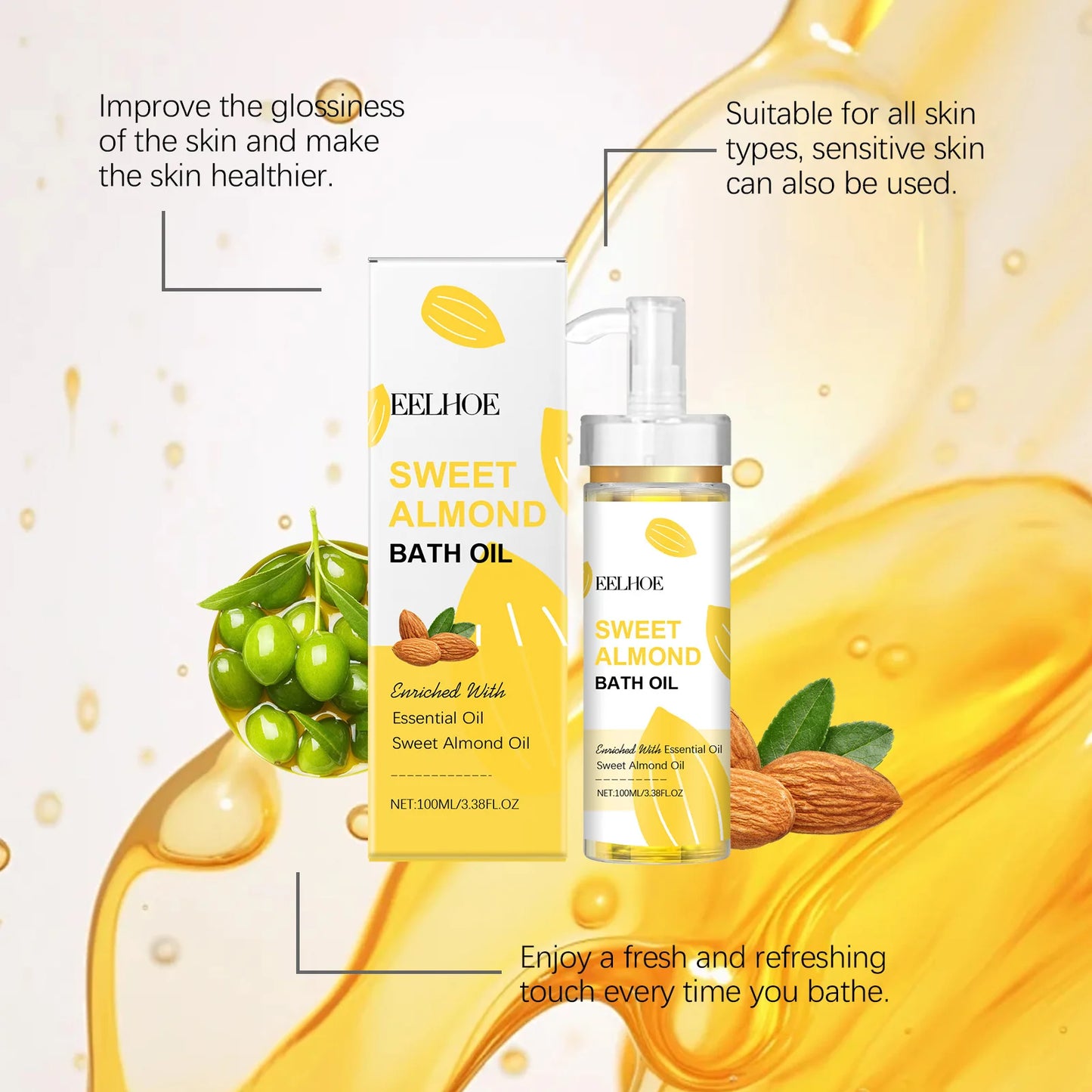 Glow Naturally with eelhoe Shower Oil – Spa-Like Care