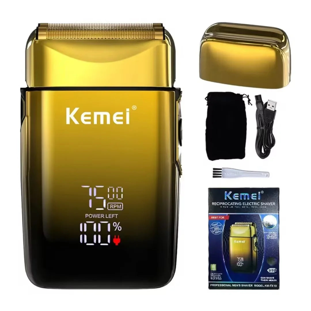 Rechargeable Kemei KM-TX10 Trimmer for Beard, Mustache & Hair