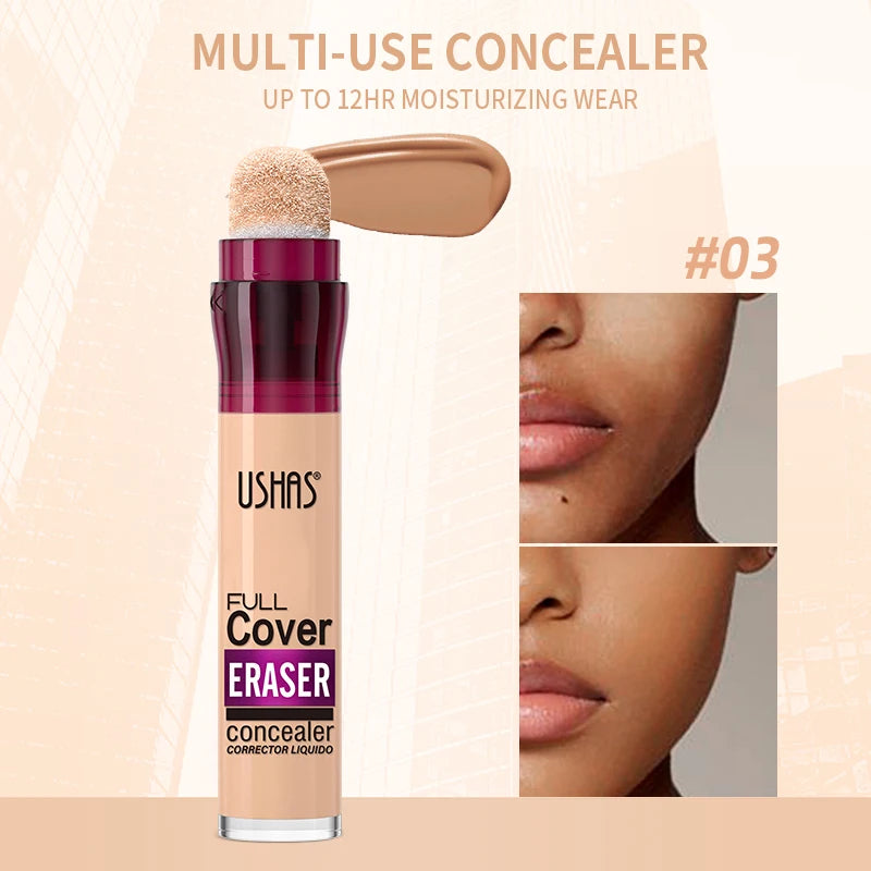 USHAS Liquid Concealer – Chemical-Free, Flawless Skin for All Types