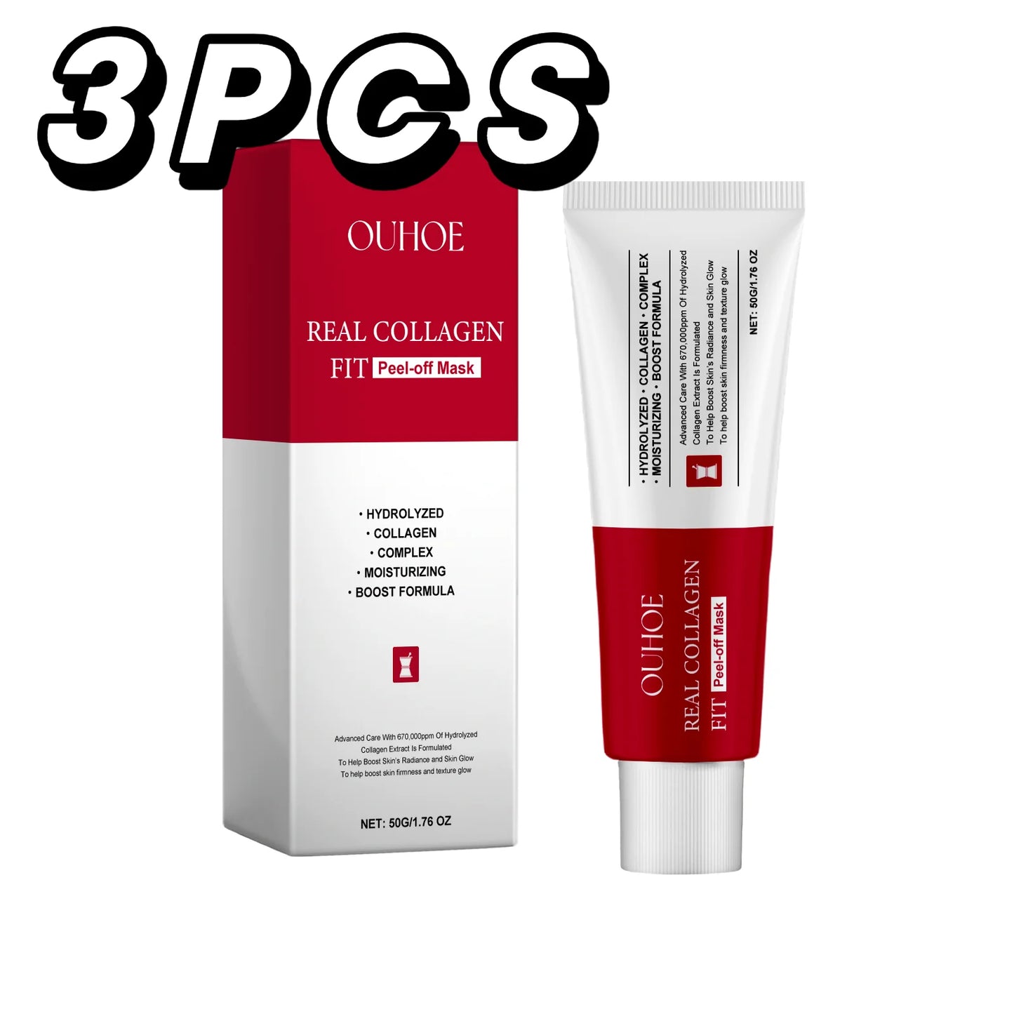 Ouhoe Collagen Peel Off Mask – Lift, Hydrate & Brighten Skin