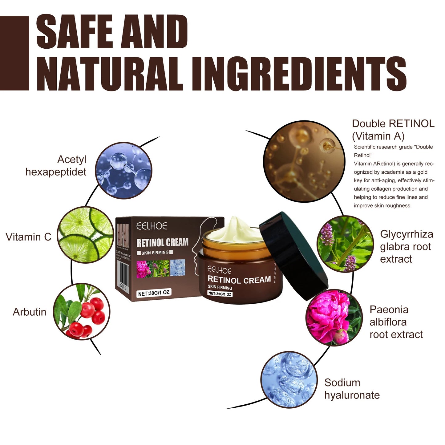 Eelhoe Retinol Face Cream – Anti-Aging, Brightening & Hydrating