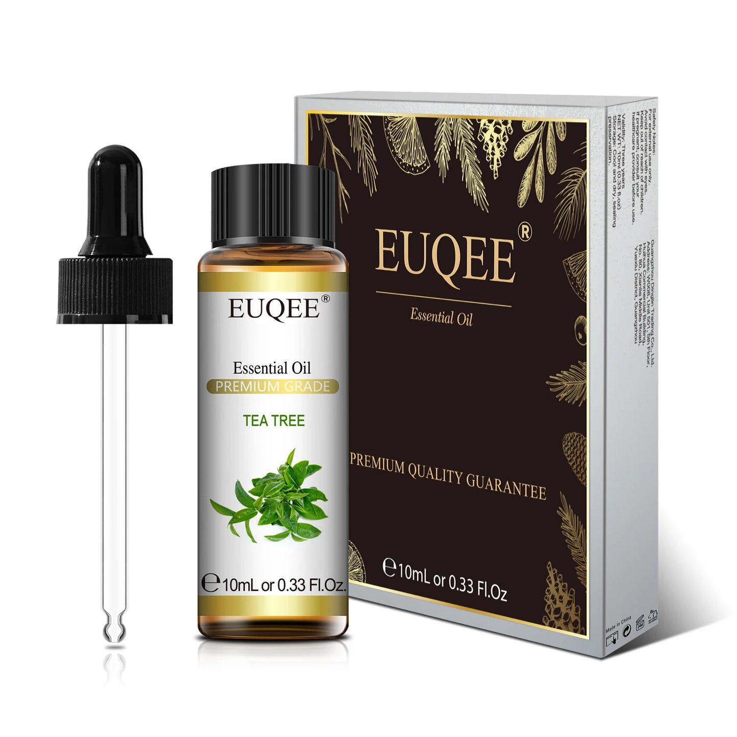 Relax & Refresh with EUQEE 100% Pure Plant Essential Oils 10ml