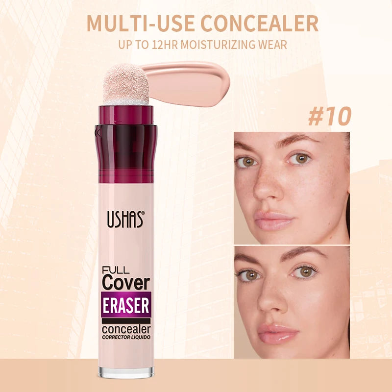 USHAS Liquid Concealer – Chemical-Free, Flawless Skin for All Types