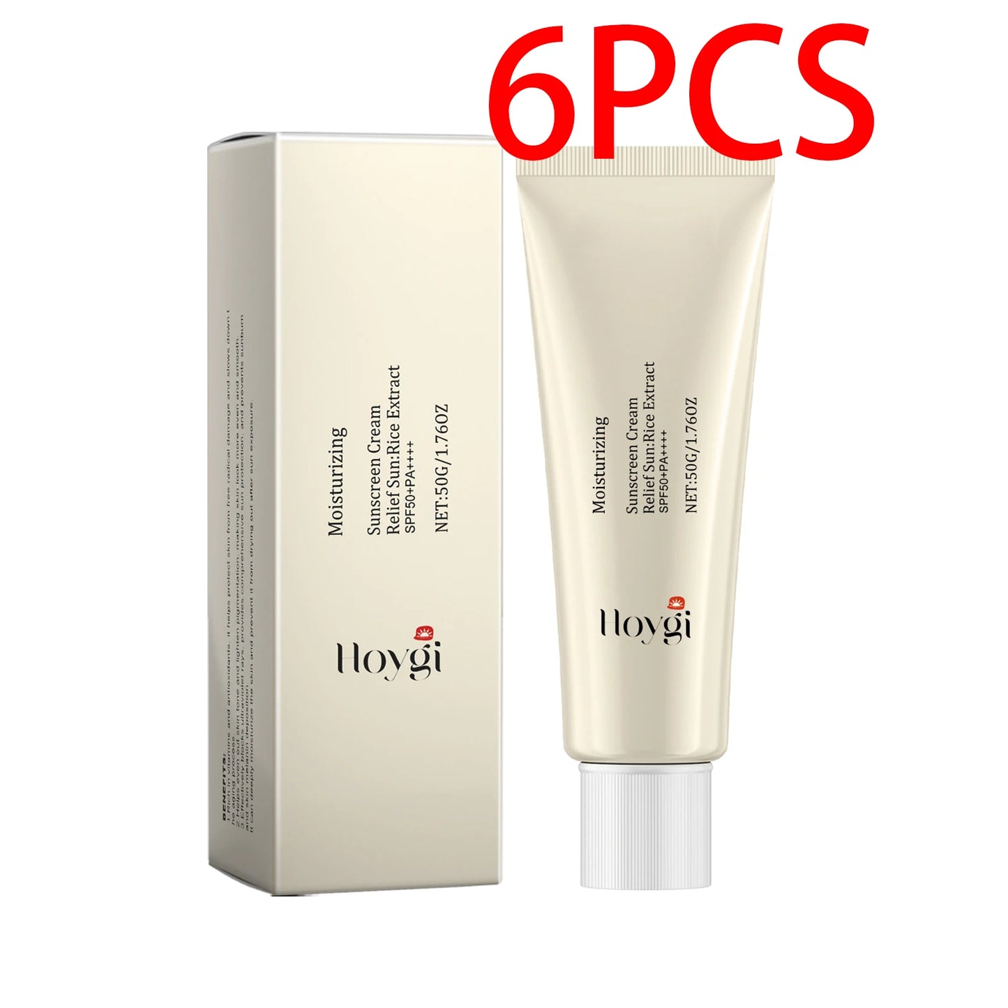Hoygi SPF50+ Face Sunscreen – Daily UV Protection Cream