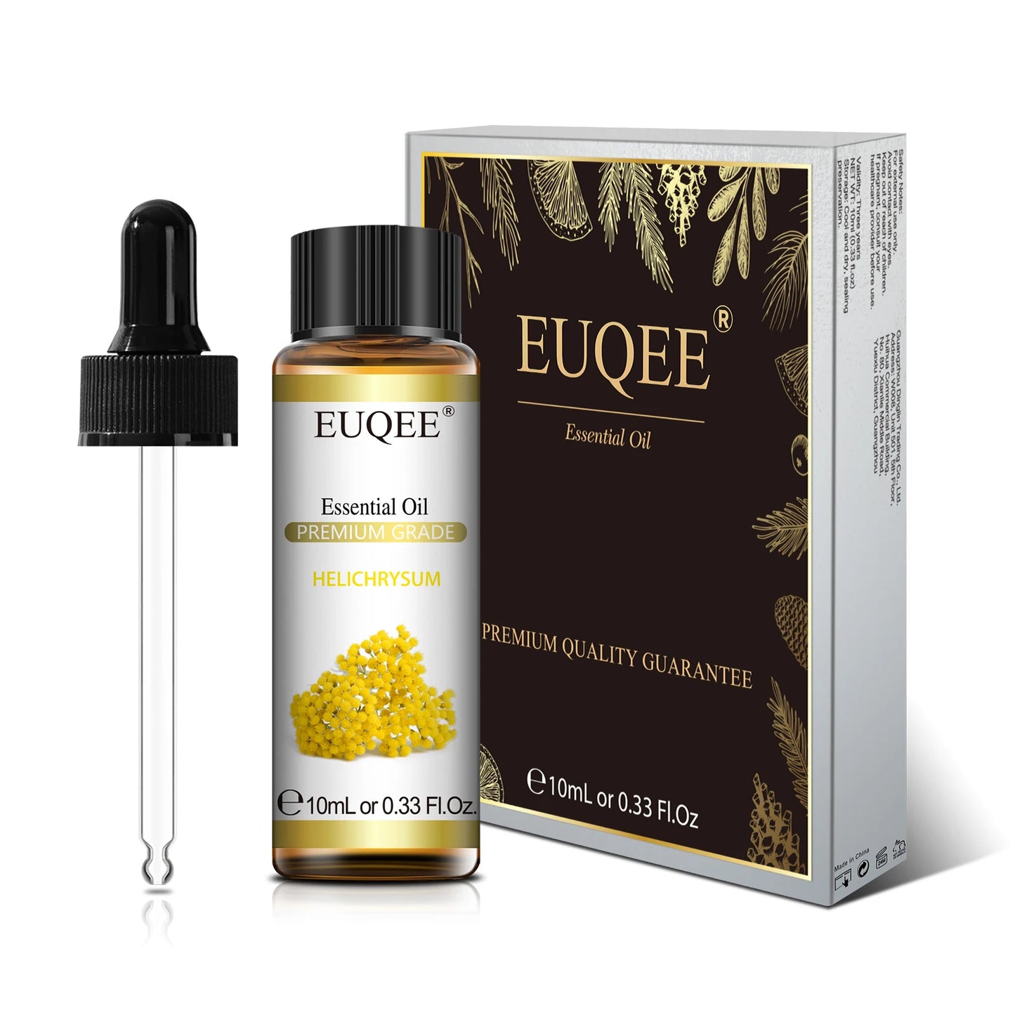 Relax & Refresh with EUQEE 100% Pure Plant Essential Oils 10ml