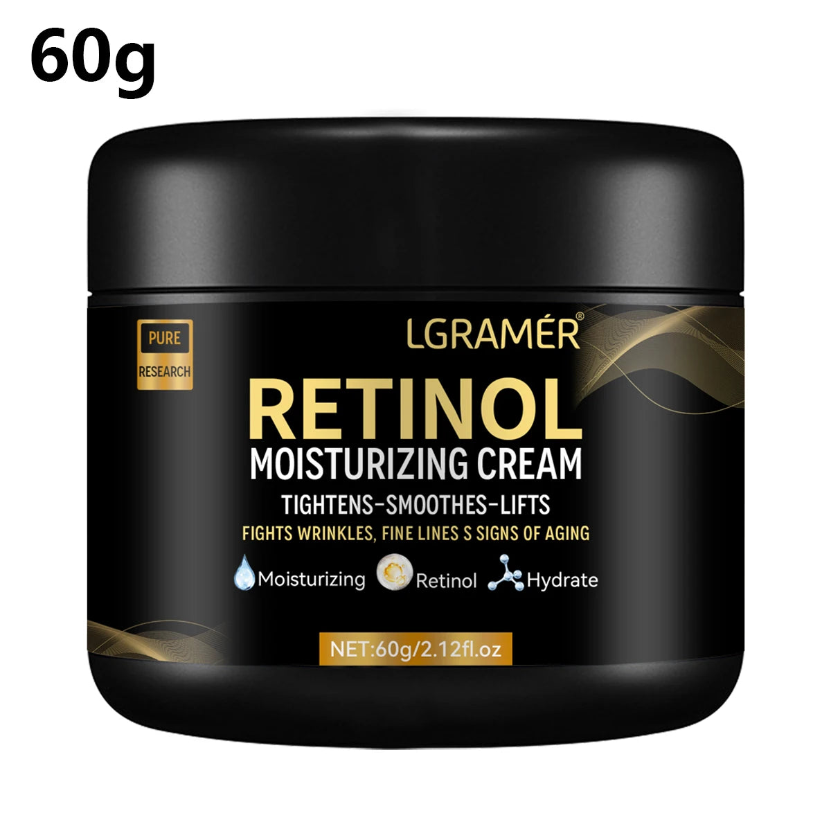 LGRAMER Retinol Face Cream – Smooth, Firm & Youthful Skin