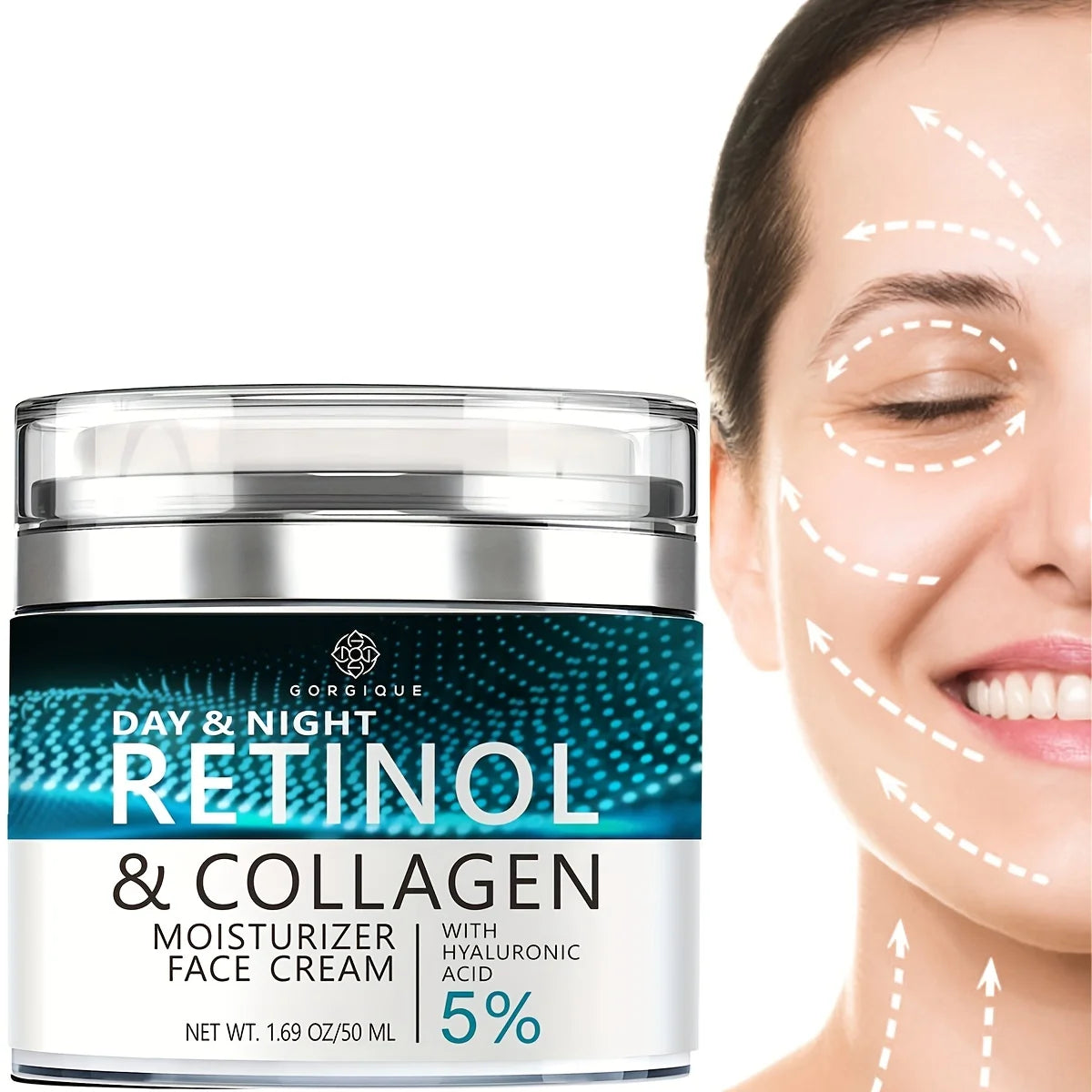 Youthful Glow with GORGIQUE Day & Night Retinol Face Cream