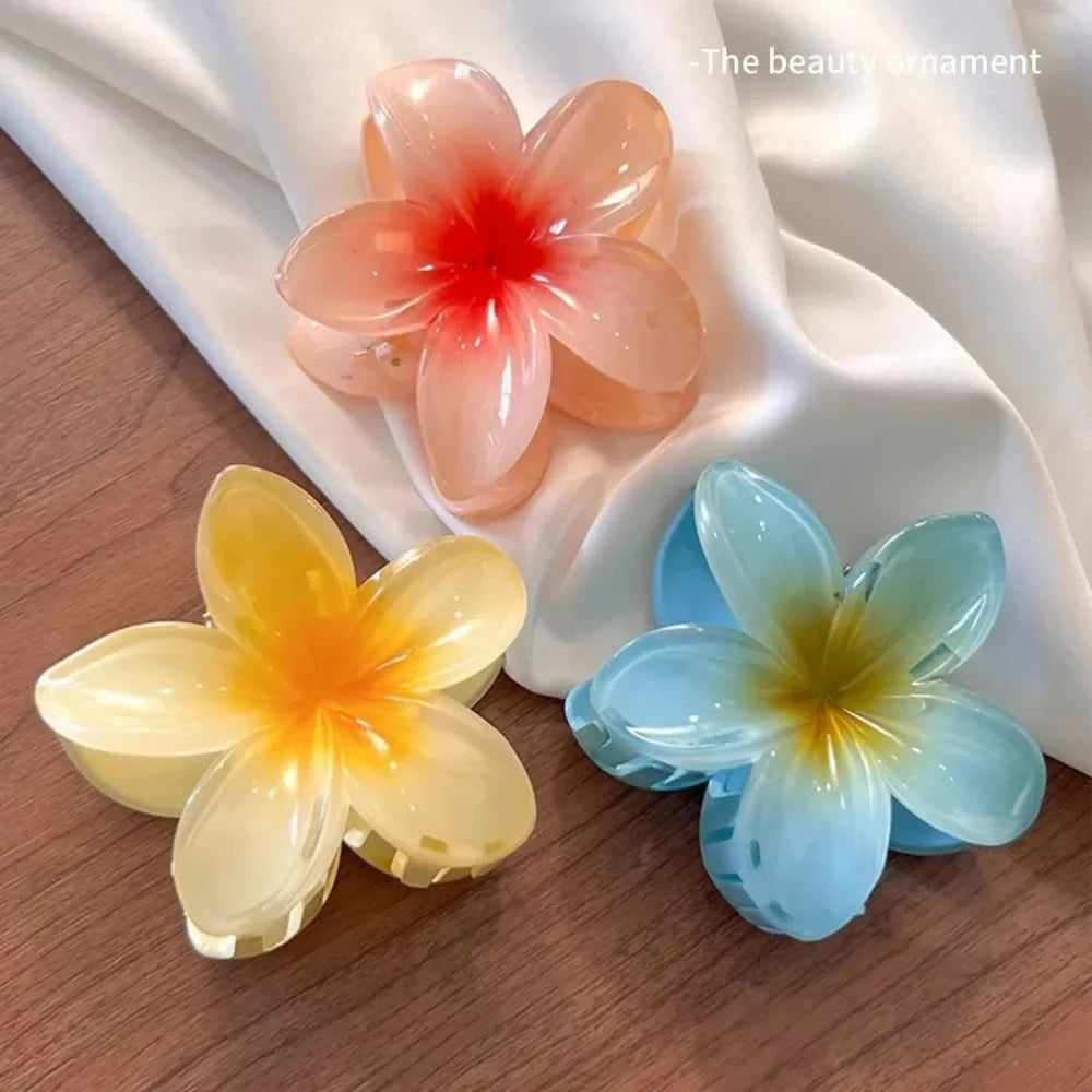 Vibrant Multicolor Flower Hair Accessories Set