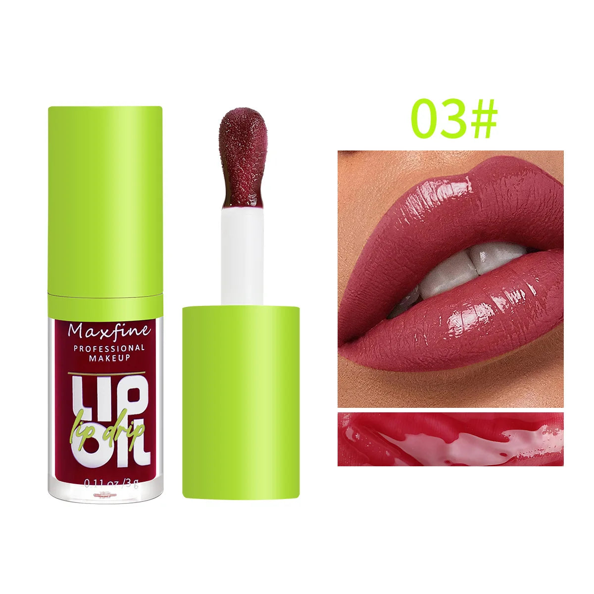 MAXFINE Lip Gloss – Moisturizing, Glossy Lips All Day