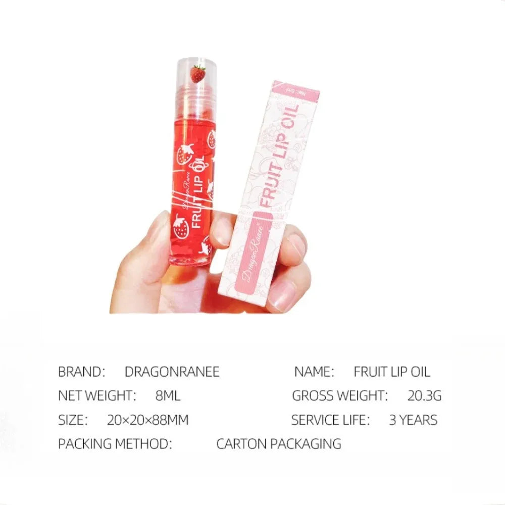 Dragon Ranee Fruit Lip Oil – Natural Hydrating Gloss Shine
