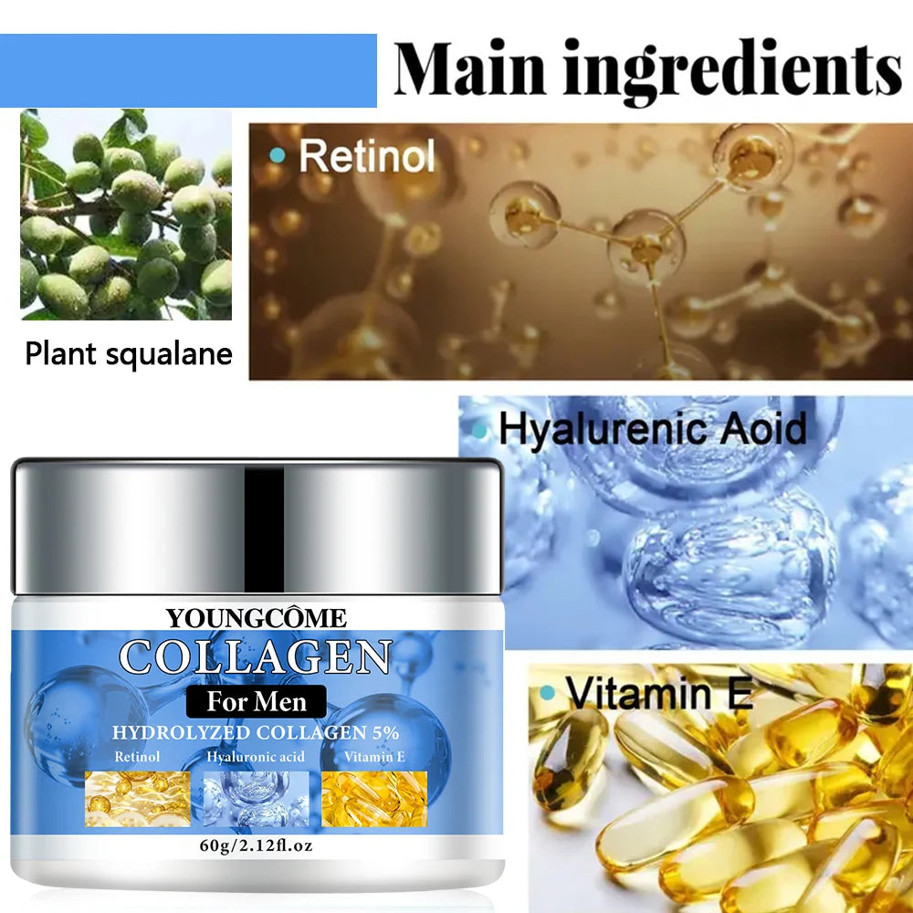 YOUNGCOME Retinol Face Cream for Men – Smooth, Firm & Hydrate Skin
