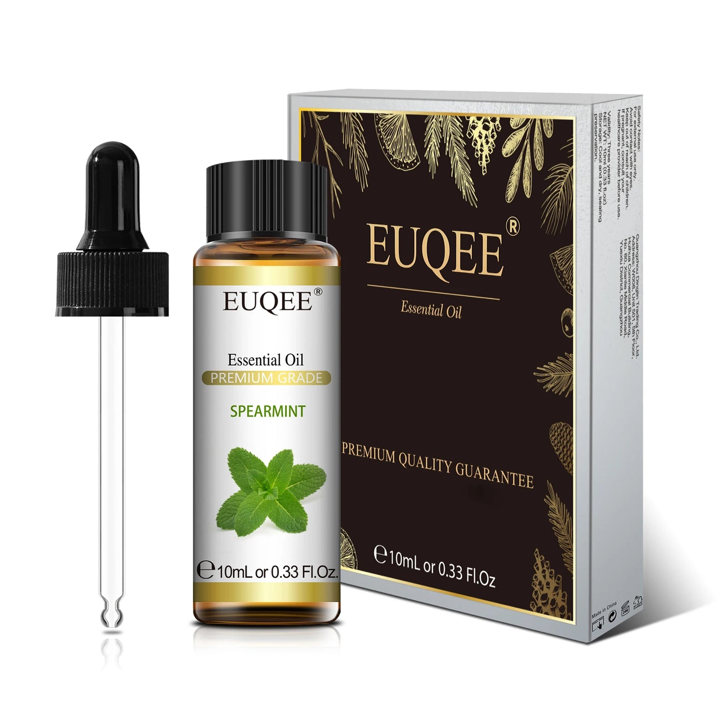 Relax & Refresh with EUQEE 100% Pure Plant Essential Oils 10ml