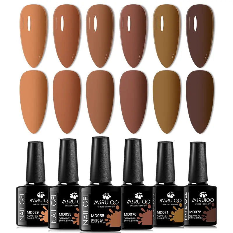 MSRUIOO Gel Nail Polish Set – Vibrant, Eco-Friendly, Easy to Apply