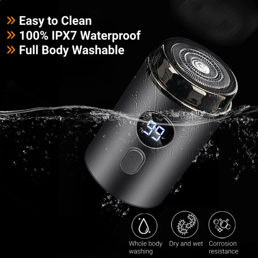 Compact Electric Razor for Men & Women – Fast Charging & Waterproof