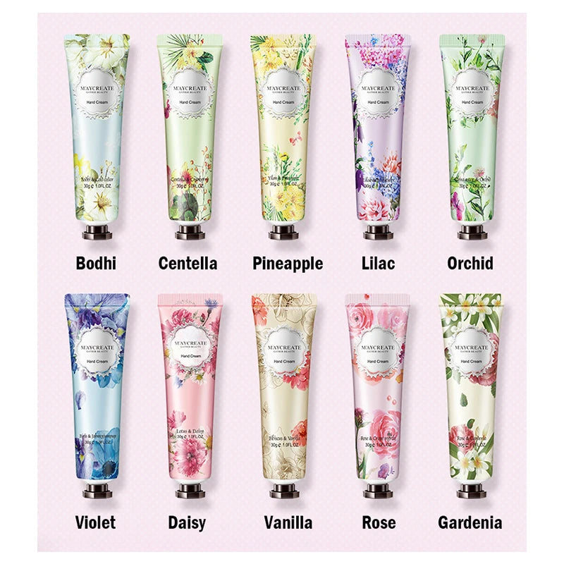 Fruity Flowery Hand Cream Set – Moisturize, Repair & Nourish